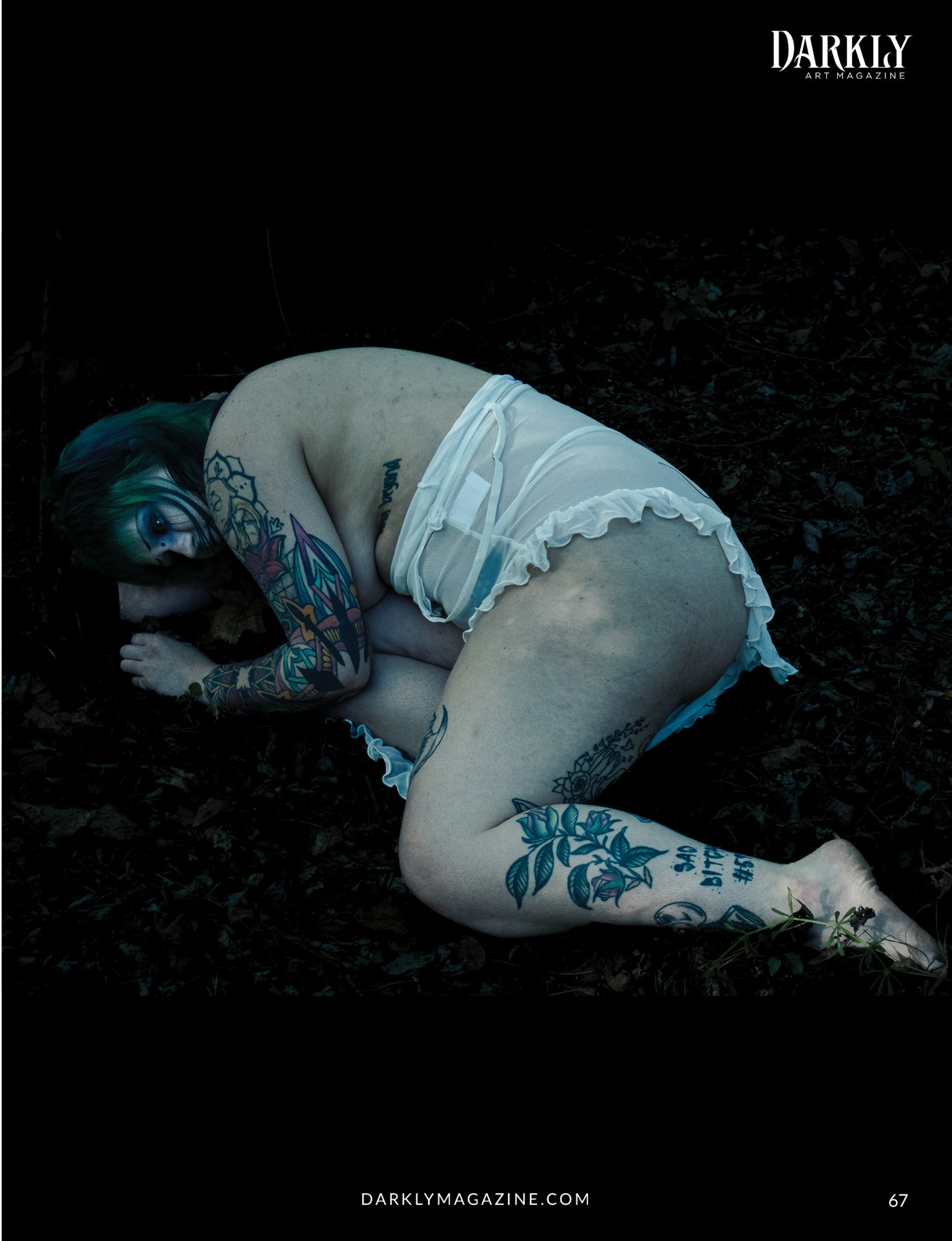 Darkly No Exit magazine spread