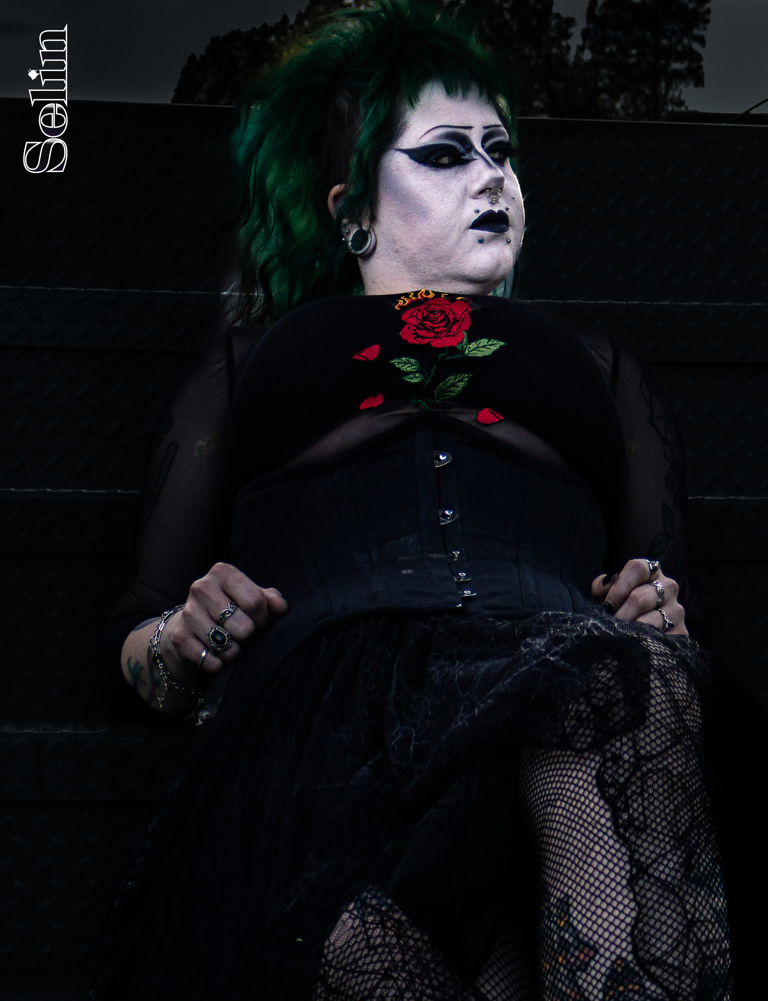 Sein editorial: corset detail, Descent, Interrupted