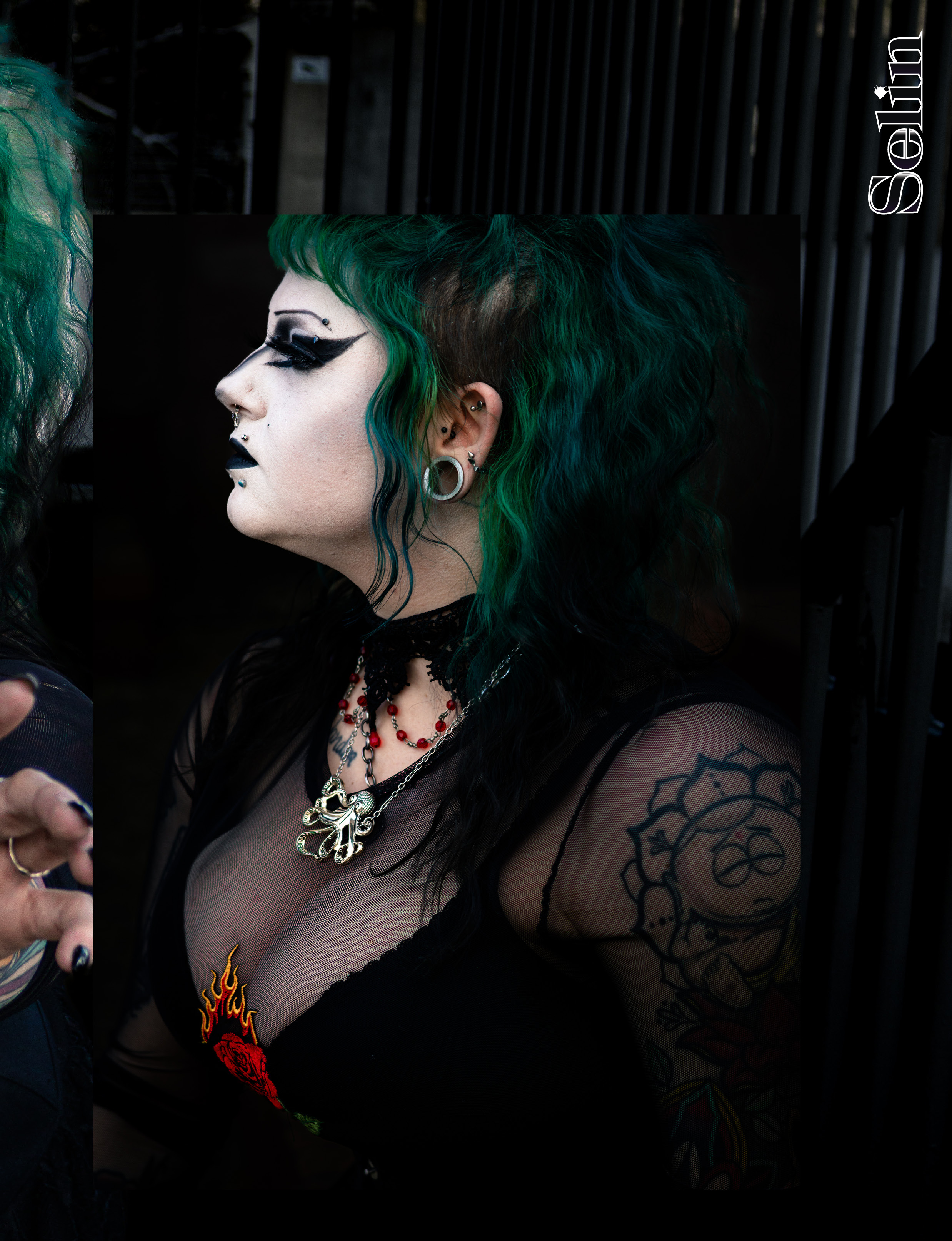 Sein editorial: profile portrait, Descent, Interrupted